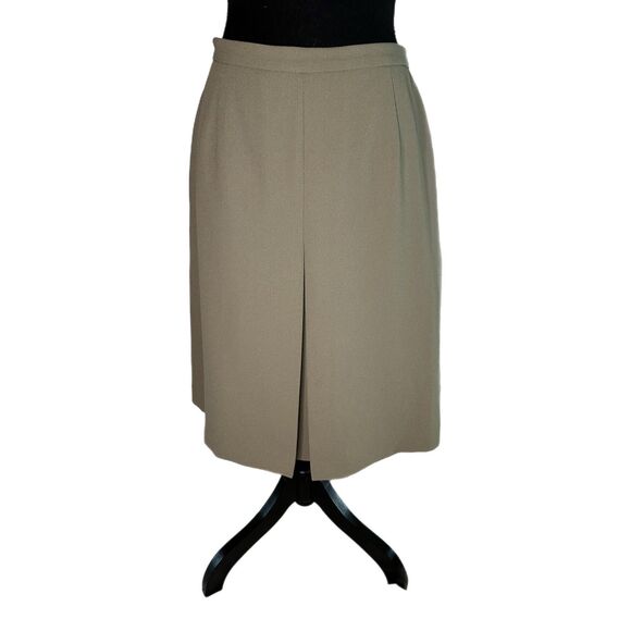 Karen Scott Olive Green Knee-Length Skirt, Size 14 - Picture 1 of 6